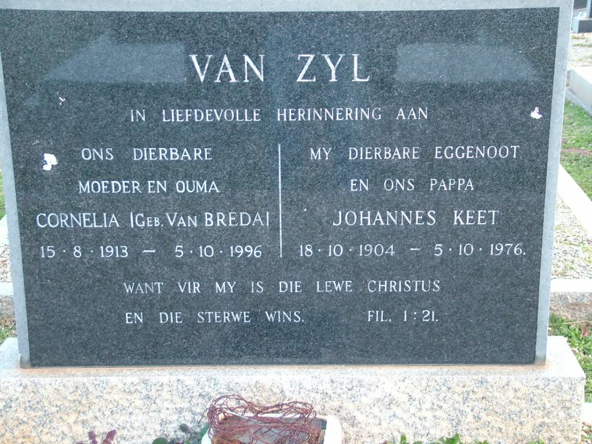 ZYL Johannes Keet, van 1904-1976 &amp; Cornelia VAN BREDA 1913-1996 _2