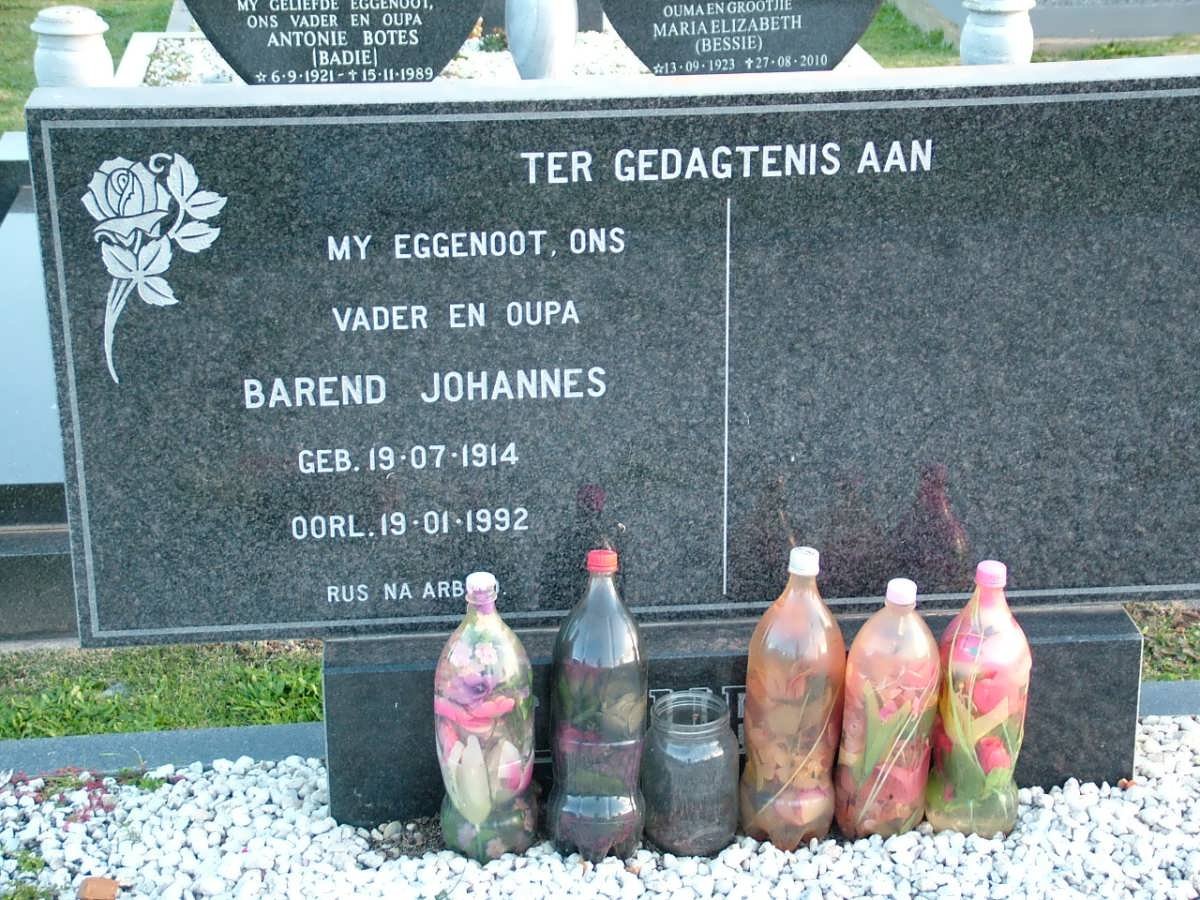 ? Barend Johannes 1914-1992