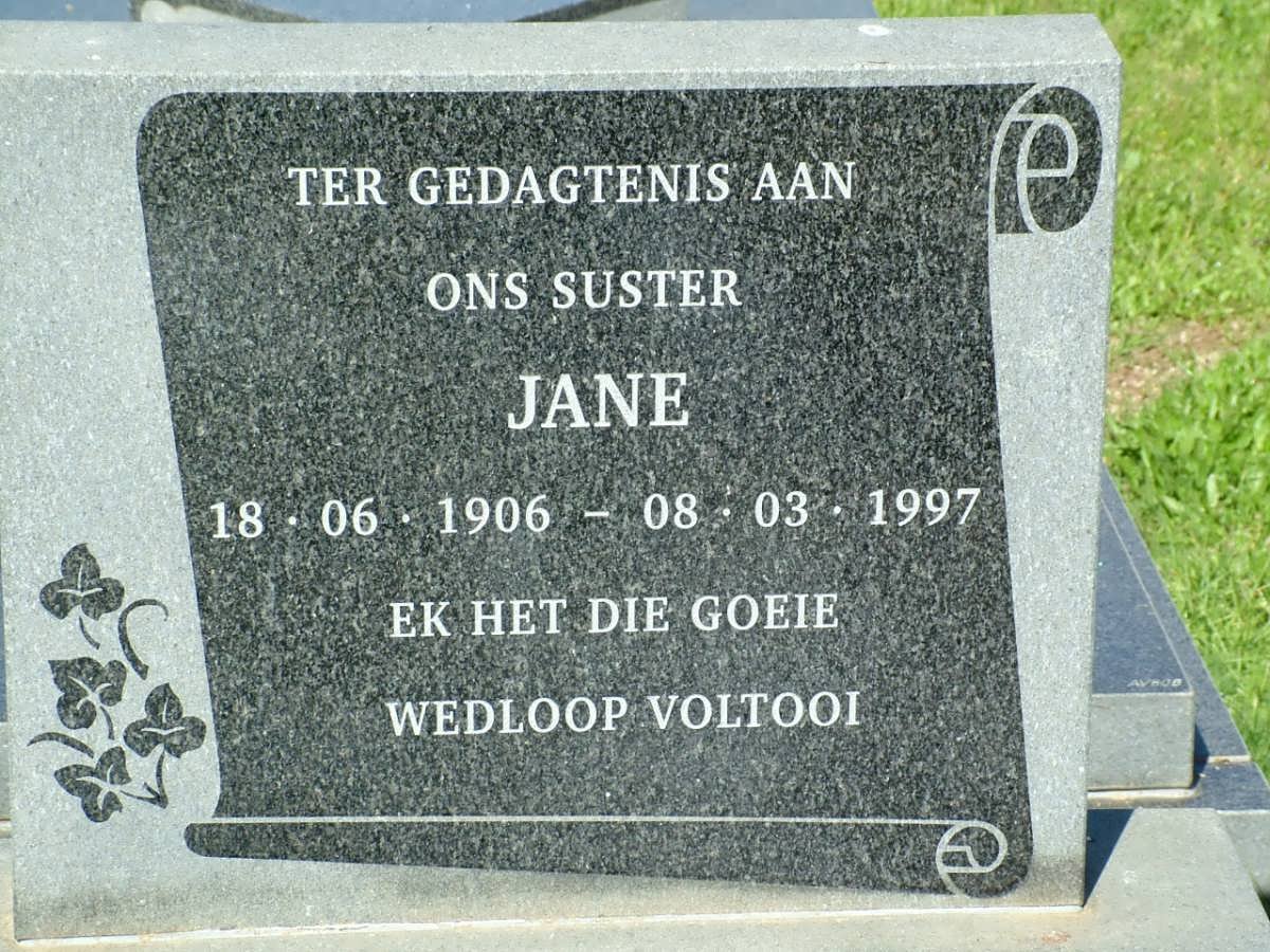 ? Jane 1906-1997