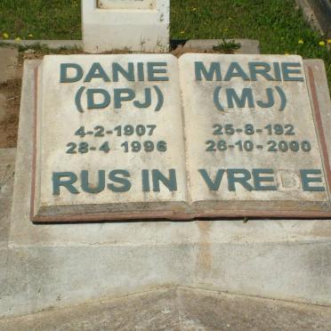 ?YN D.P.J. 1907-1996 &amp; M.J. 192?-2000