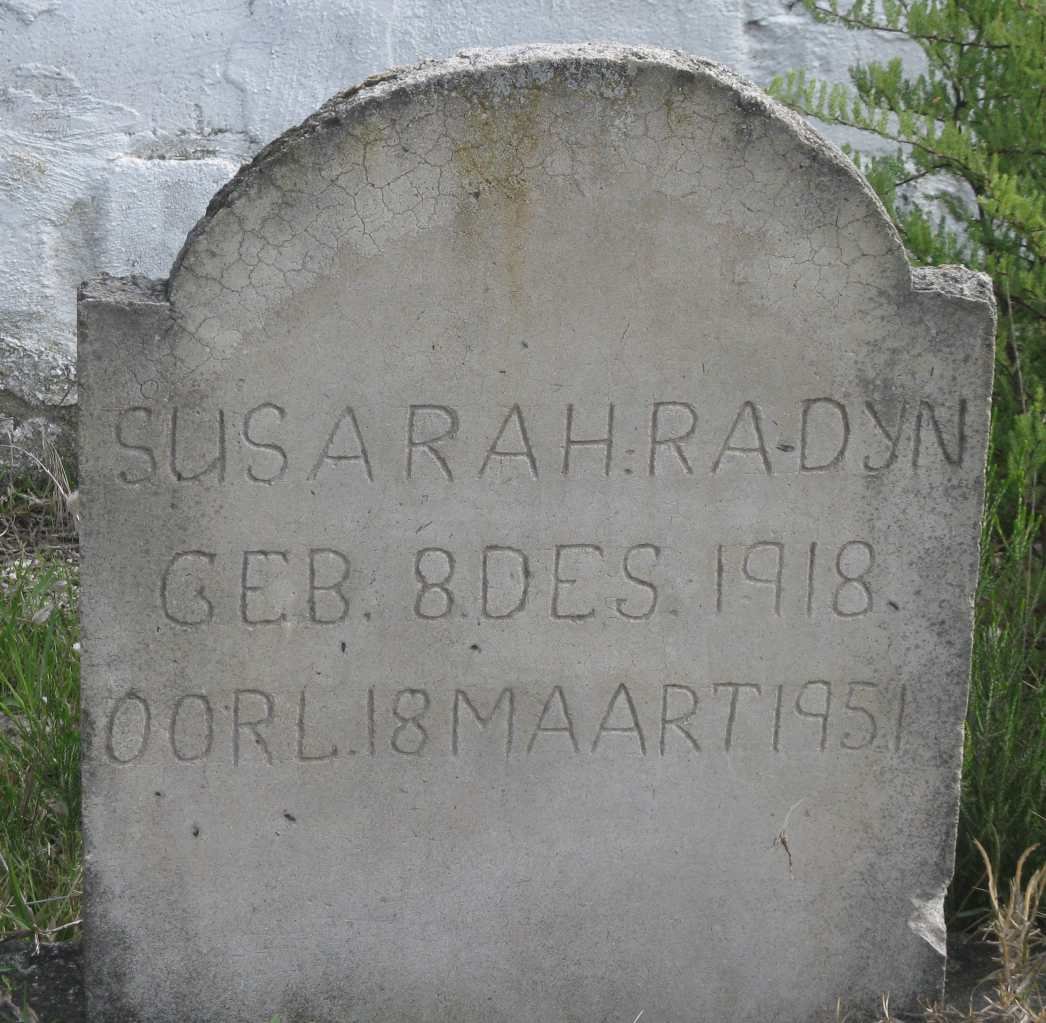 RADYN Susarah 1918-1951