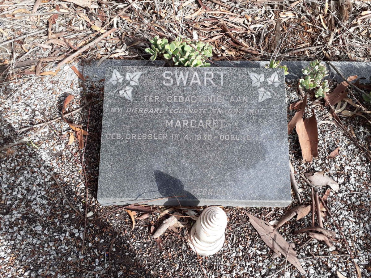 SWART Margaret nee DRESSLER 1930-1979