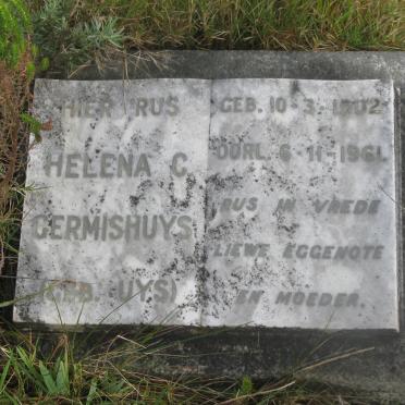 GERMISHUYS Helena C. nee UYS 1902-1961