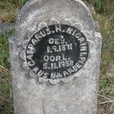 NIGRINI Casparus H. 1871-1958