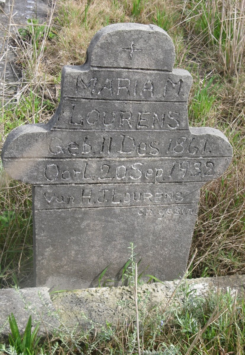 LOURENS Maria M. 1861-1932