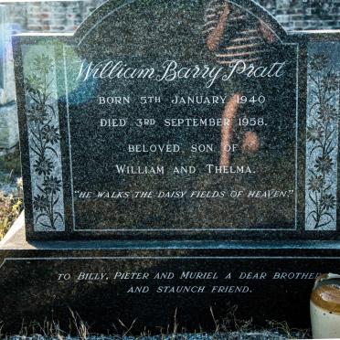 PRATT William Barry 1940-1958