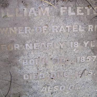 FLETCHER William 1857-1915
