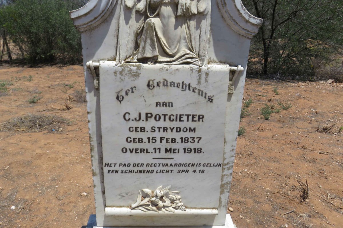 POTGIETER C.J. nee STRYDOM 1837-1918