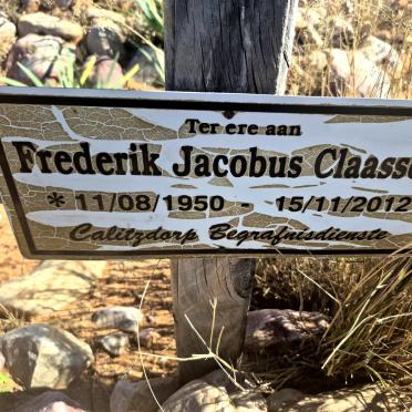 CLAASSEN Frederik Jacobus 1950-2012