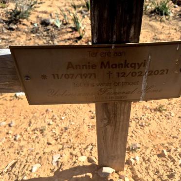MANKQYI Annie 1971-2021