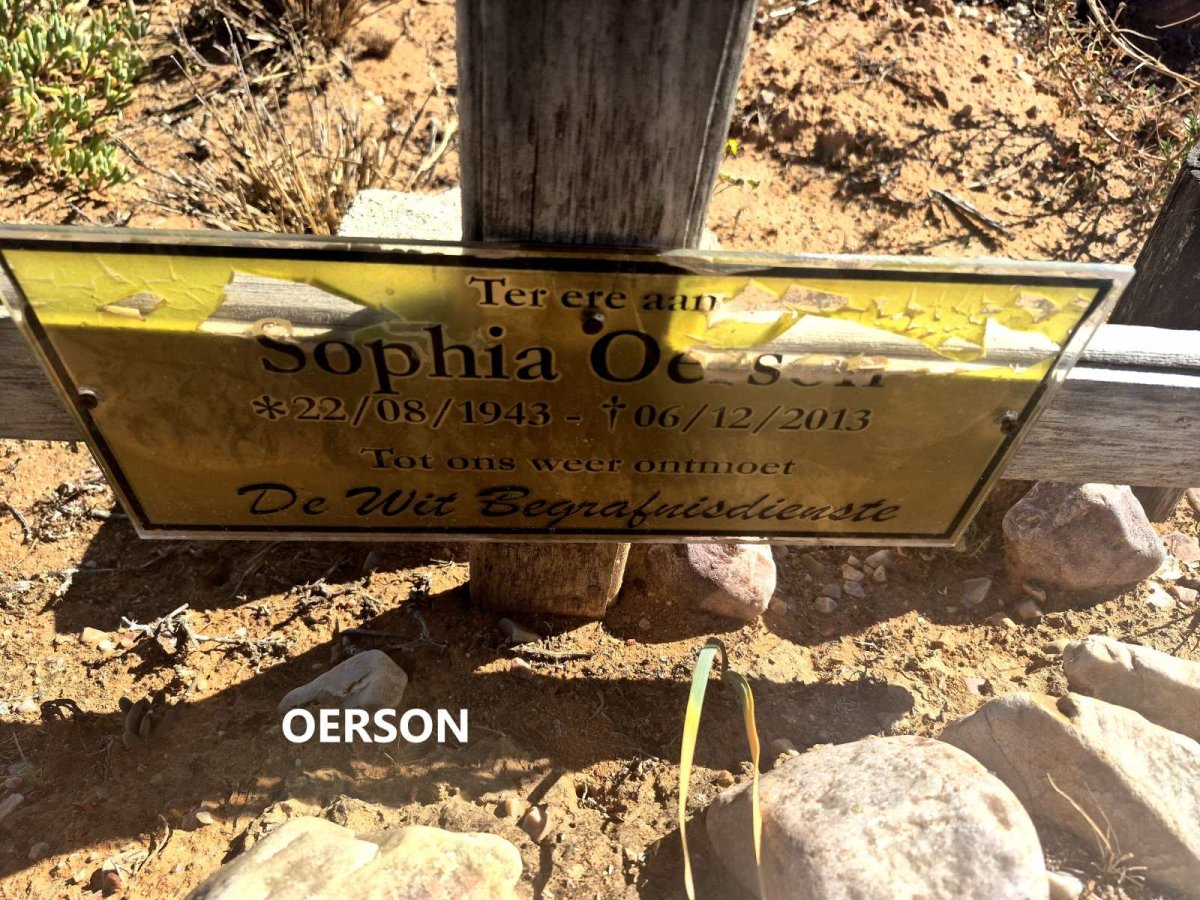OERSON Sophia 1943-2013