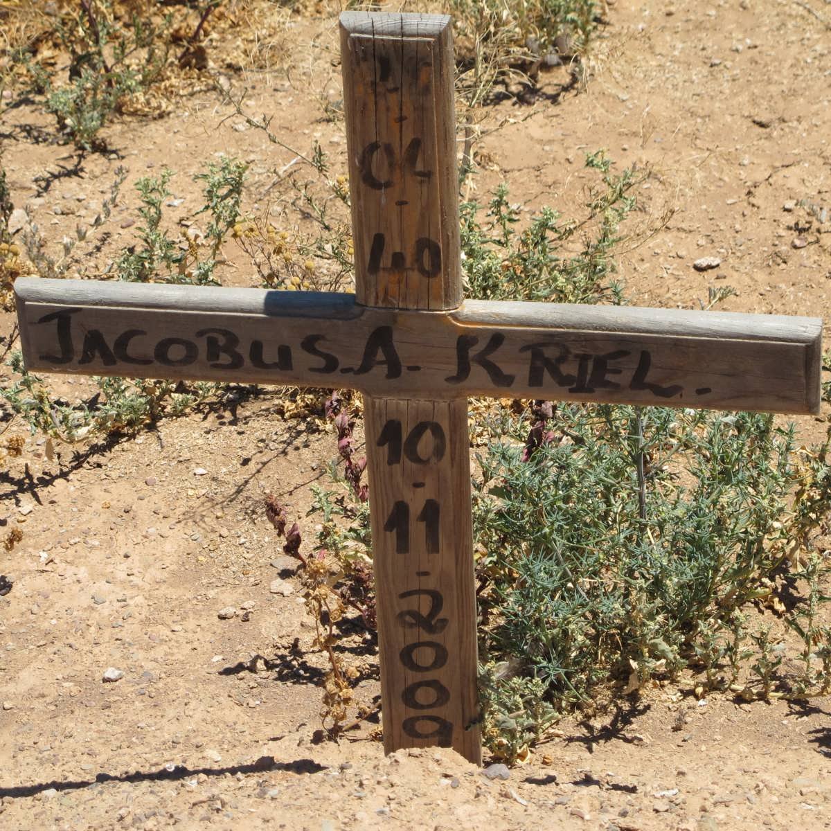 KRIEL Jacobus A. 1940-2009