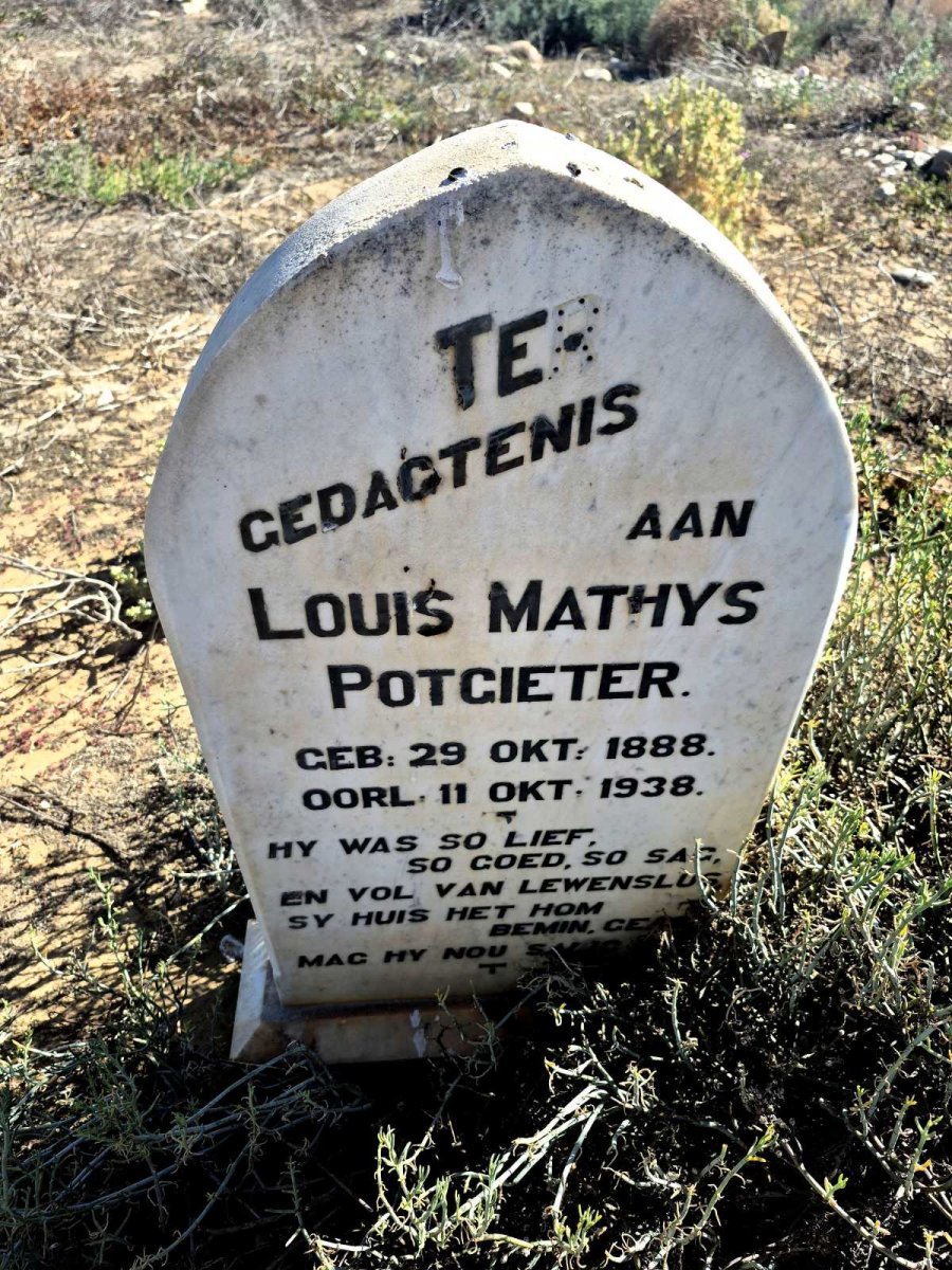 POTGIETER Louis Mathys 1888-1938