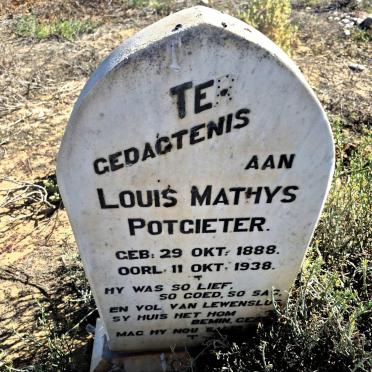 POTGIETER Louis Mathys 1888-1938