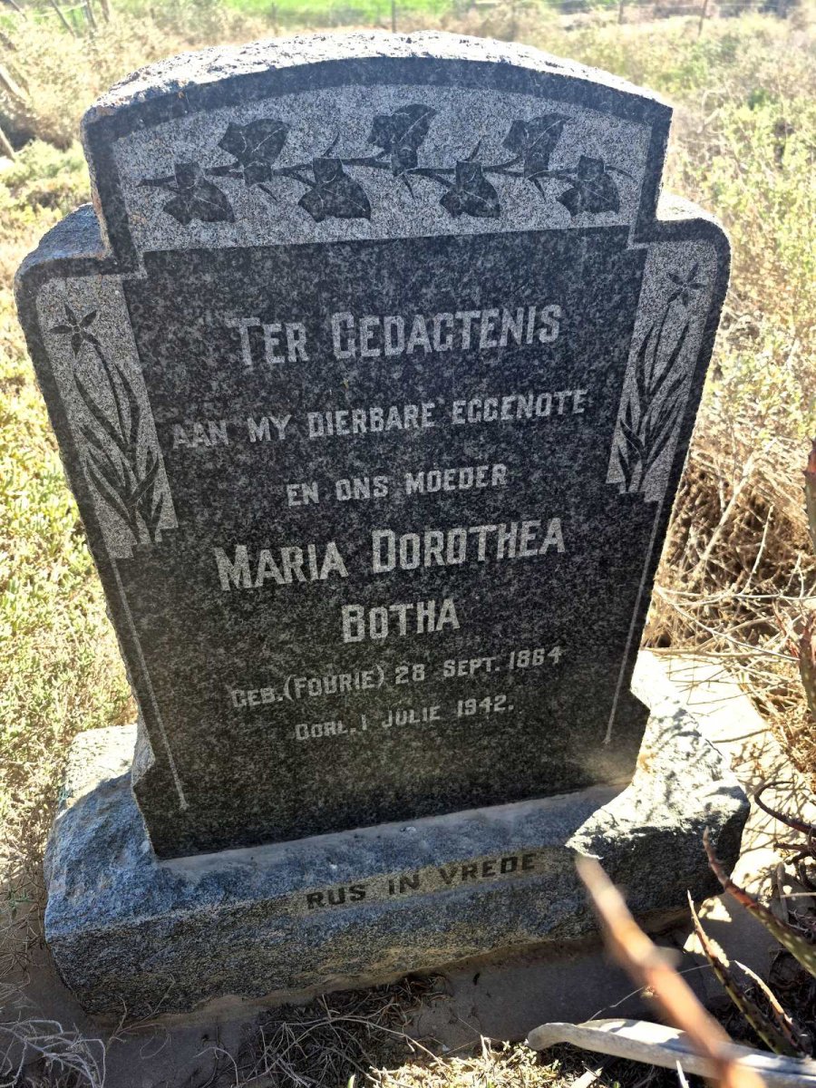 BOTHA Maria Dorothea 1864-1942
