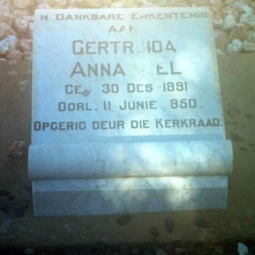 NEL Gertruida Anna 1891-1950