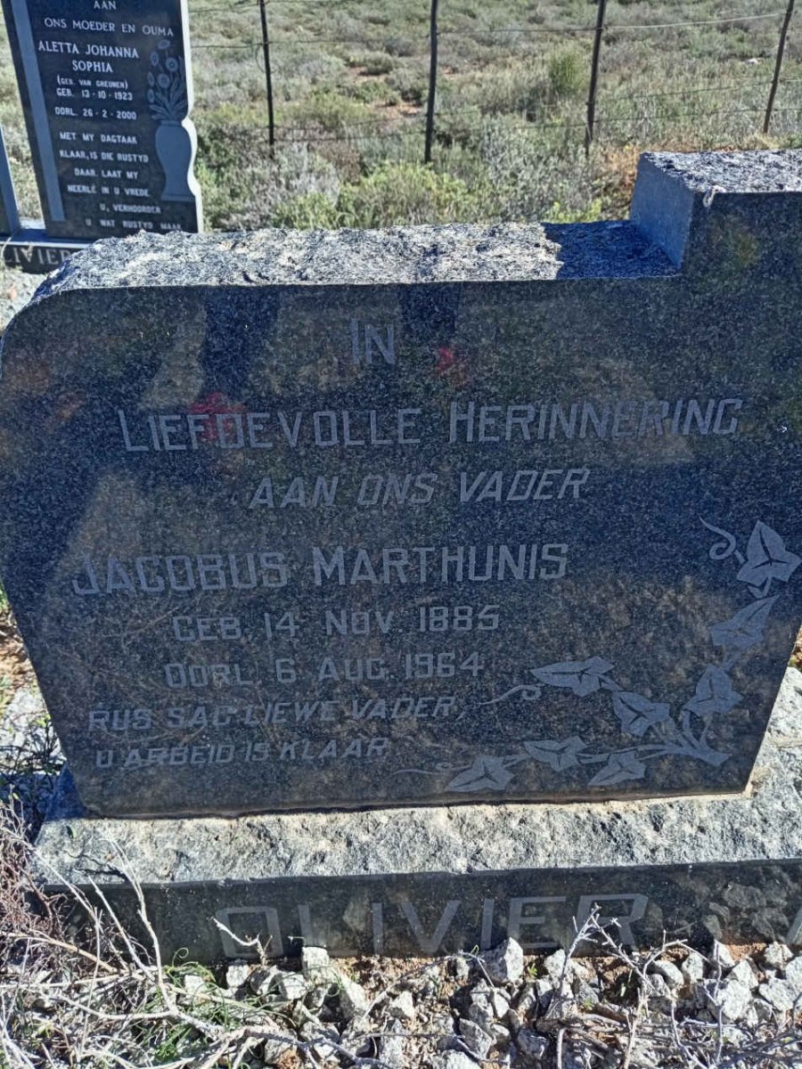 OLIVIER Jacobus Marthunis 1885-1964