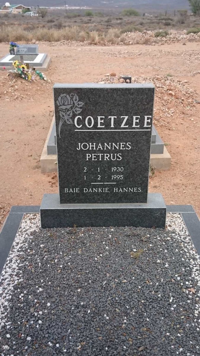 COETZEE Johannes Petrus 1930-1995