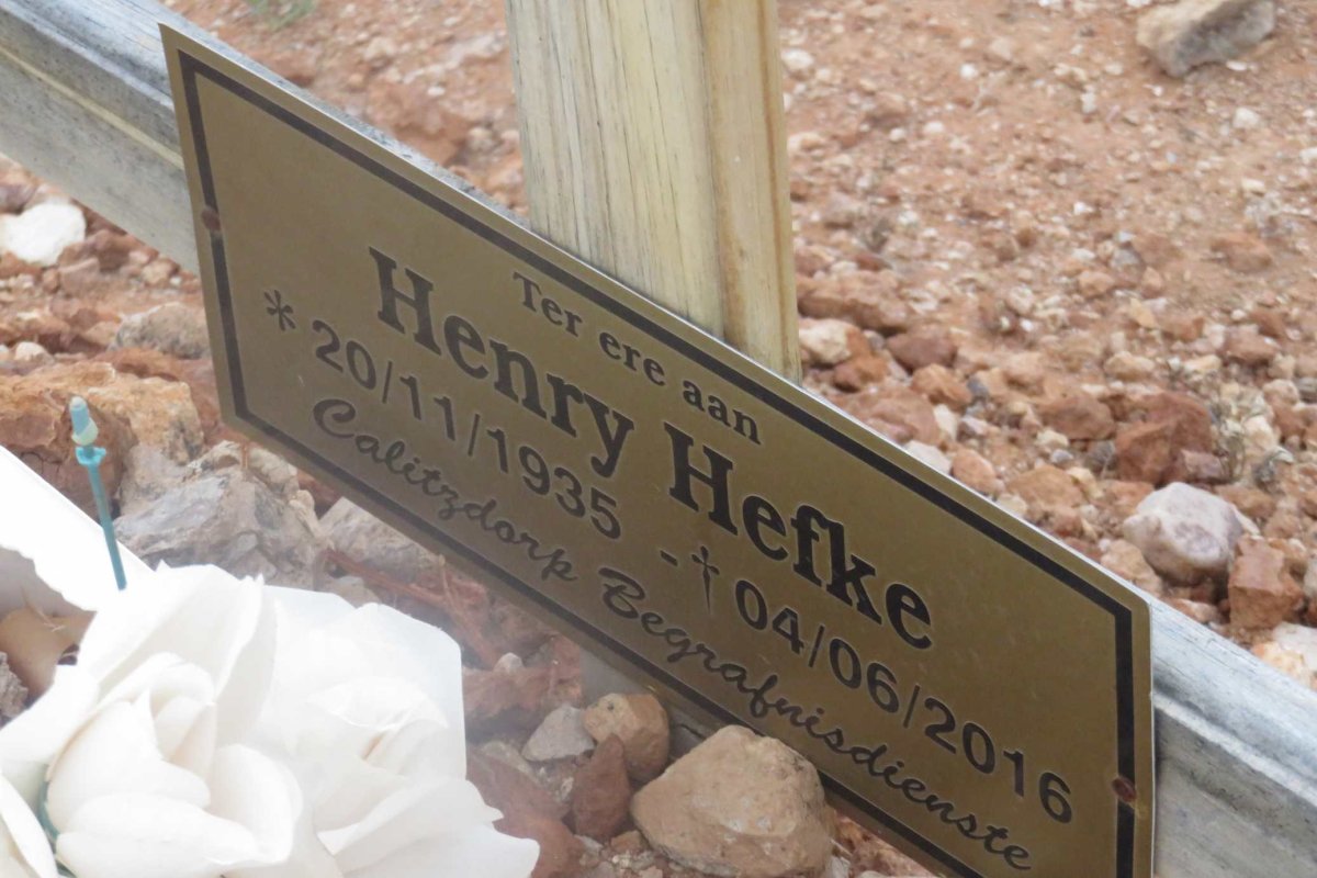HEFKE Henry 1935-2016
