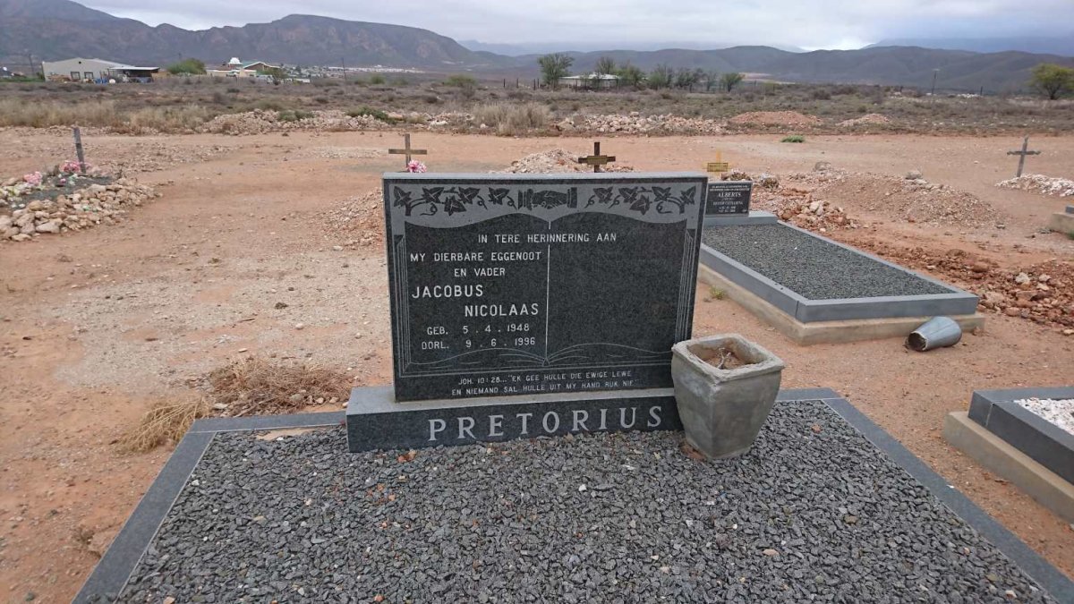 PRETORIUS Jacobus Nicolaas 1948-1996