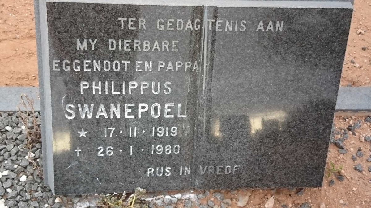 SWANEPOEL Philippus 1919-1980