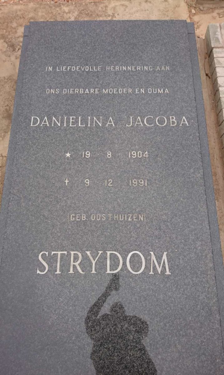 STRYDOM Danielina Jacoba nee OOSTHUIZEN 1904-1991