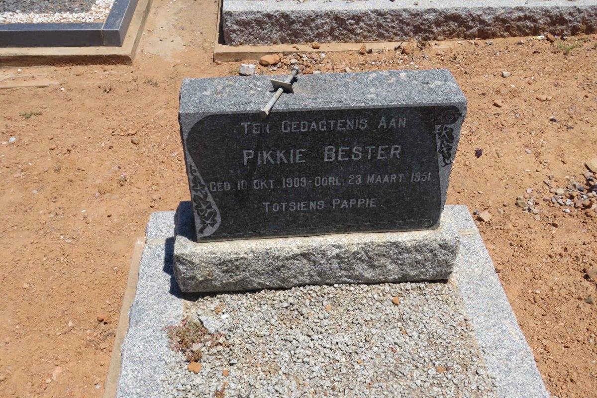 BESTER Pkkie 1909-1951