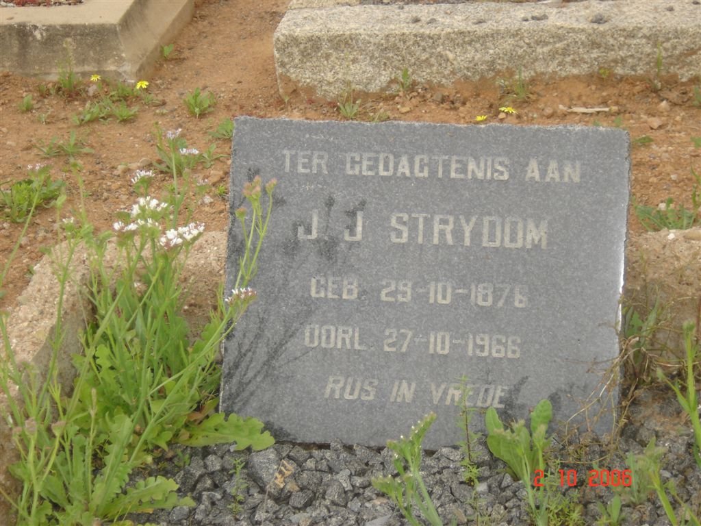 STRYDOM J. J. 1876-1966