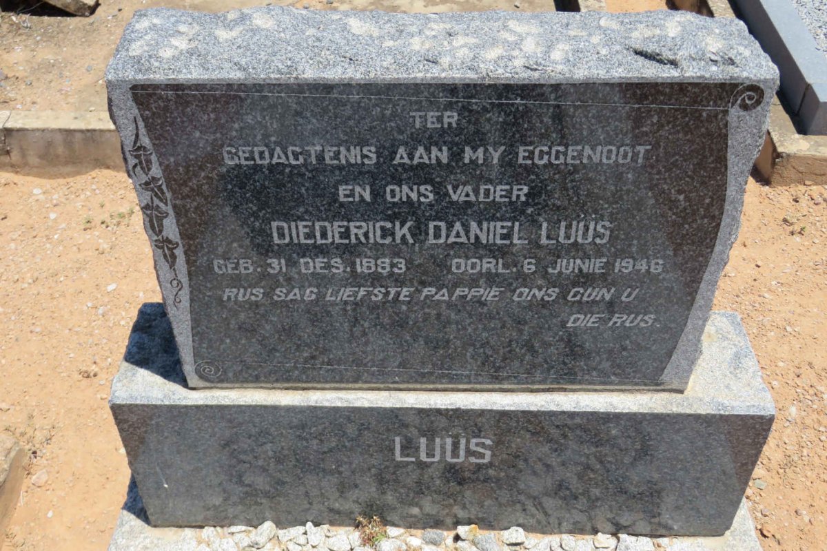 LUUS Diederick Daniel 1883-1946