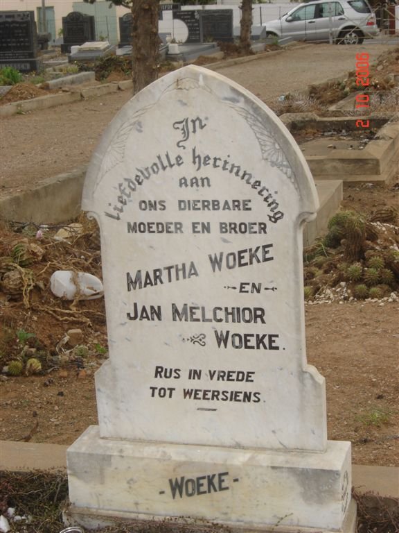 WOEKE Jan Melchior :: WOEKE Martha