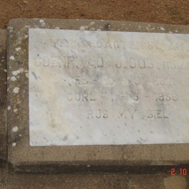 OOSTHUIZEN Coenraad J. 1871-1958