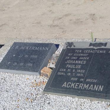 ACKERMAN Johannes Paulus 1922-1971 :: ACKERMAN J.P. 1959-1998