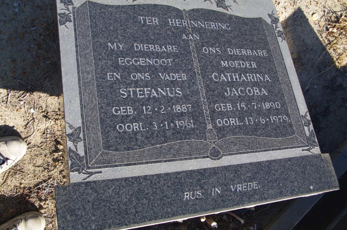 ? Stefanus 1887-1961 &amp; Catharina Jacoba 1890-1979