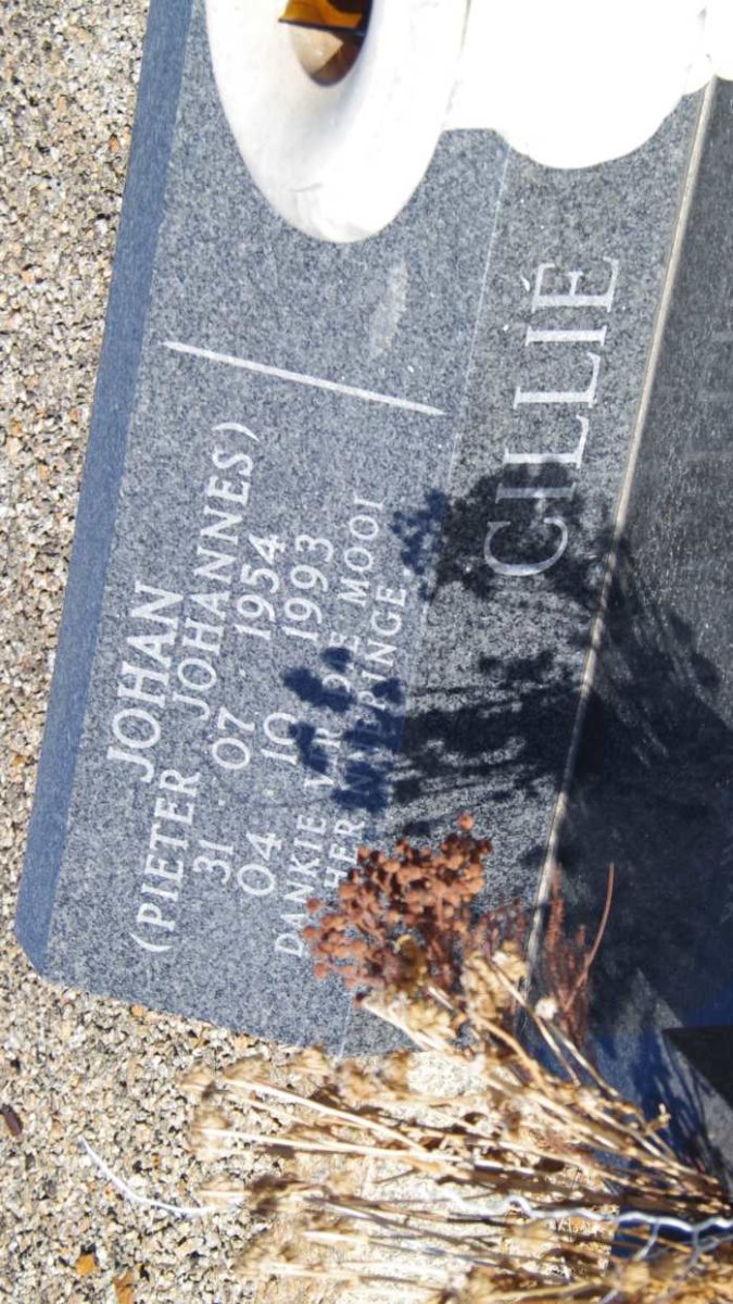 CILLIE Pieter Johannes 1954-1993