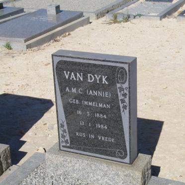 DYK A.M.C., van nee IMMELMAN 1884-1984