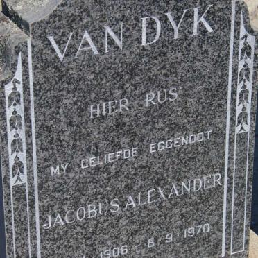DYK Jacobus Alexander, van 1906-1970