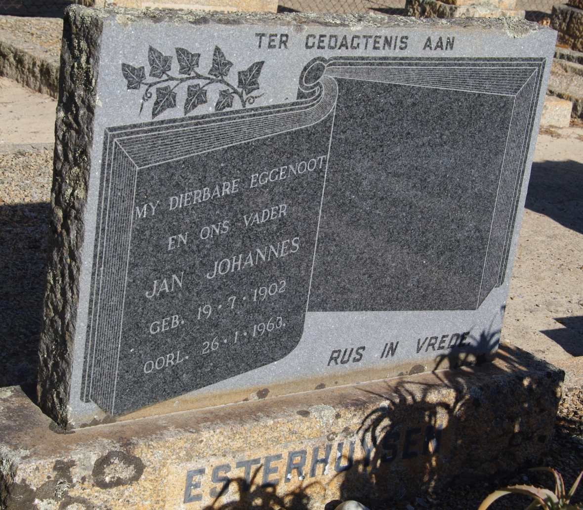 ESTERHUYSEN Jan Johannes 1902-1963