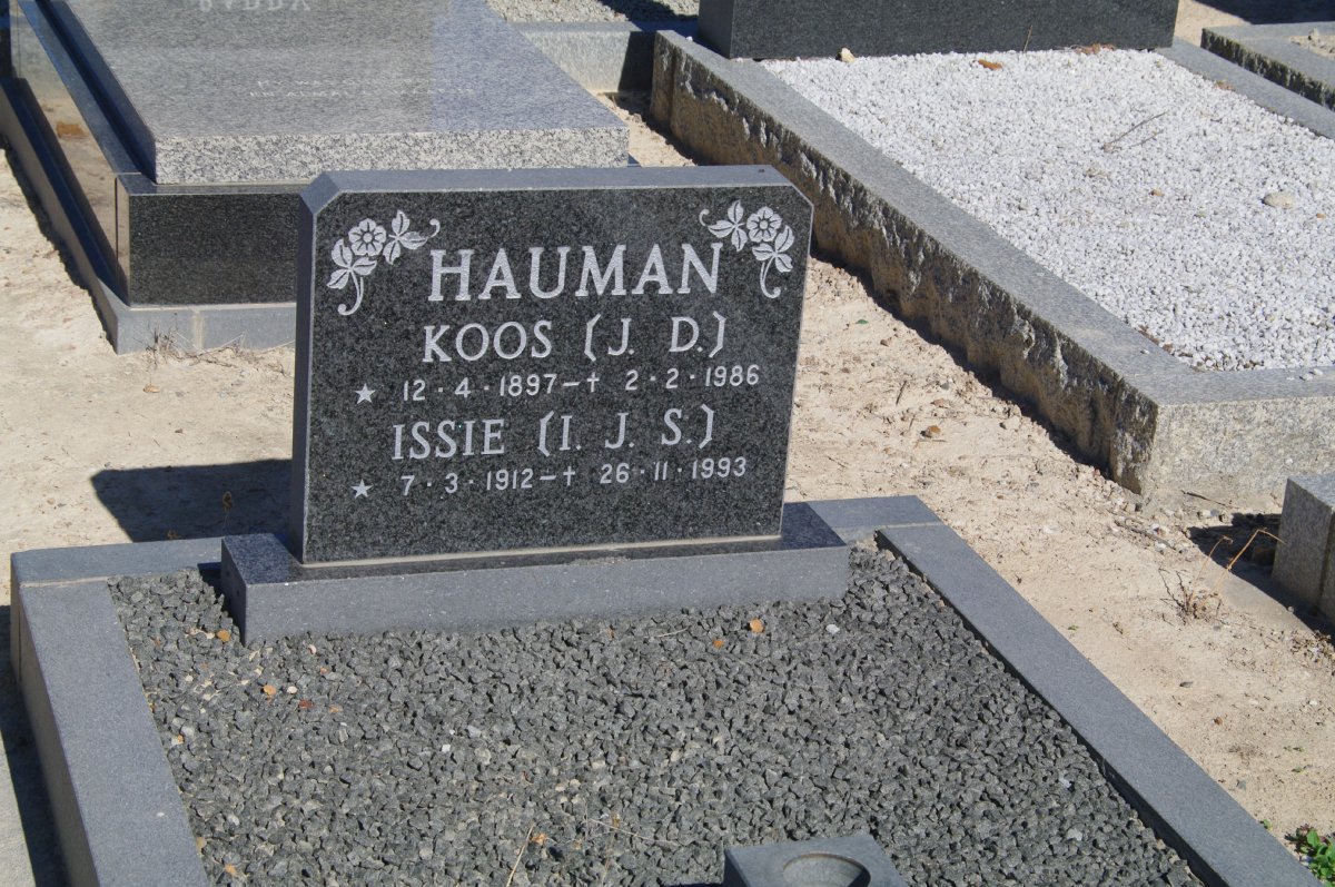 HAUMAN J.D. 1897-1986 &amp; I.J.S. 1912-1993