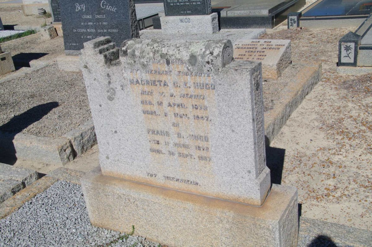 HUGO Frans D. &amp; Magrieta G.E. v.d. MERWE