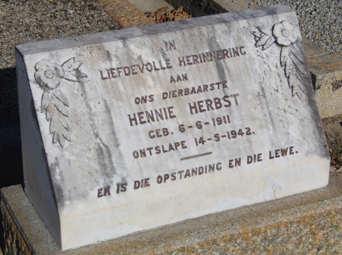 HERBST Hennie 1911-1942