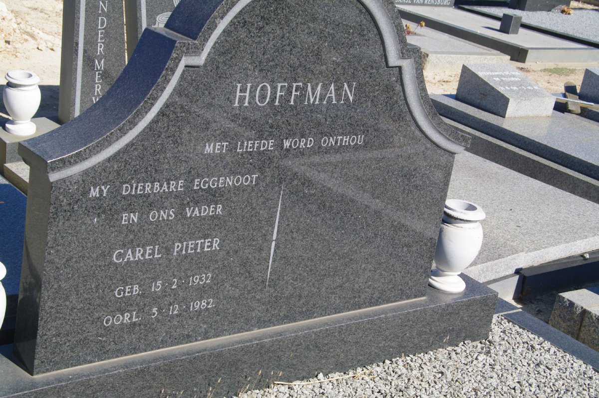 HOFFMAN Carel Pieter 1932-1982