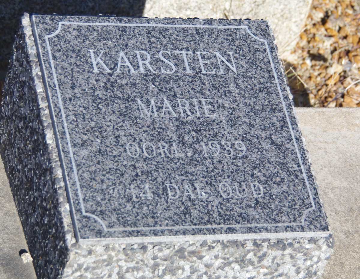 KARSTEN Marie -1939