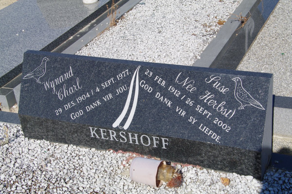 KERSHOFF Wynand Charl 1904-1977 &amp; Suse HERBST 1912-2002