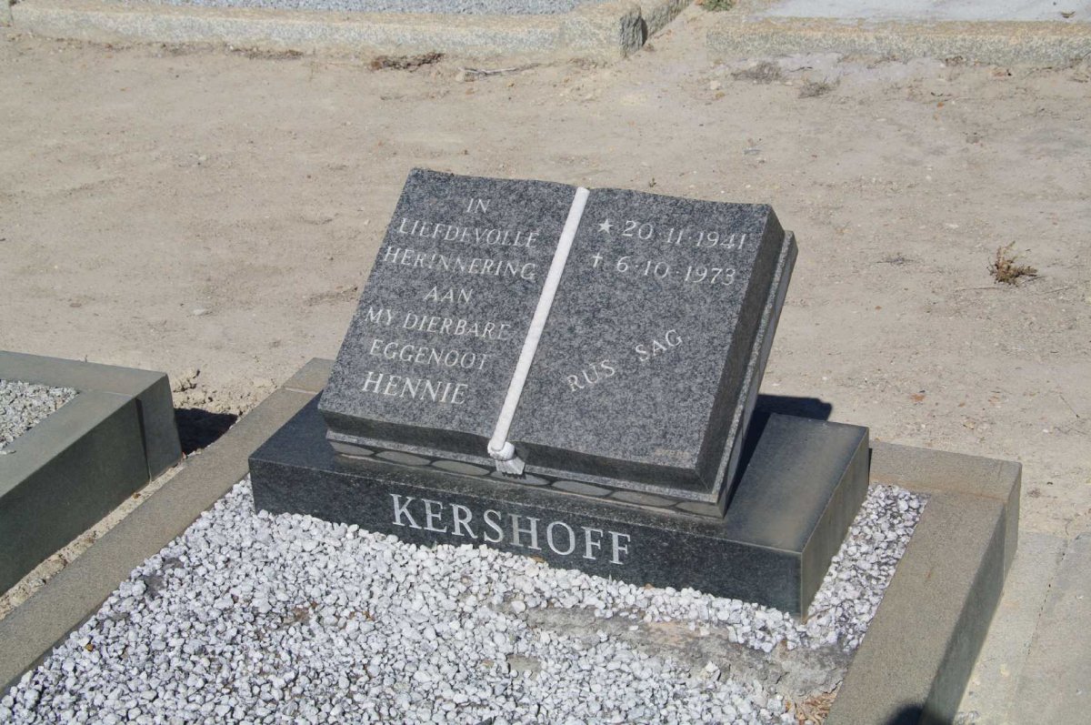 KERSHOFF Hennie 1941-1973