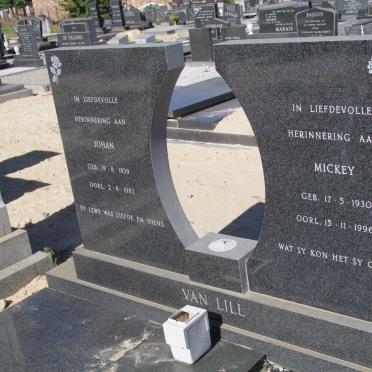 LILL Johan, van 1929-1982 &amp; Mickey 1930-1996