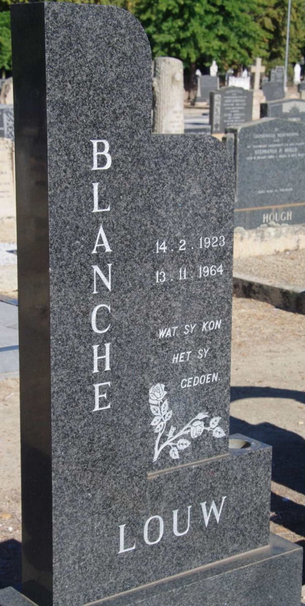 LOUW Blanche 1923-1964