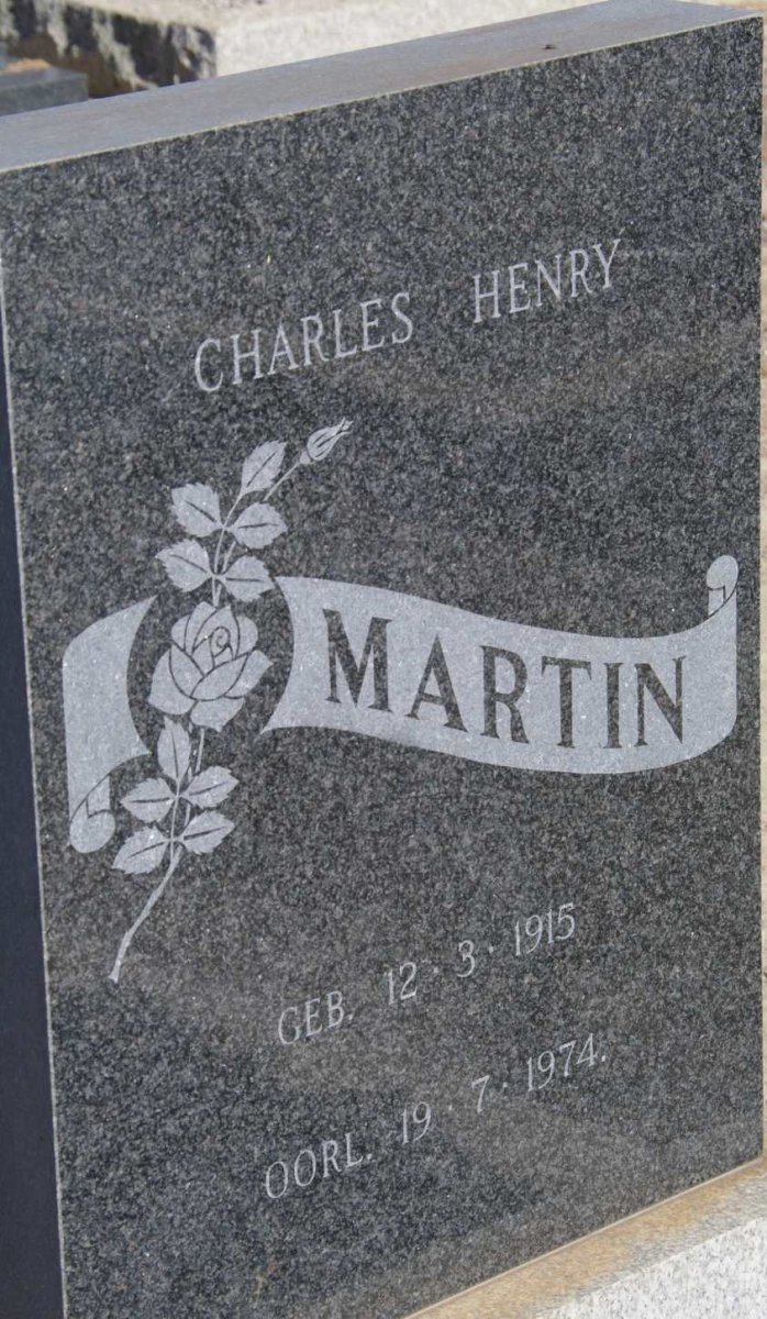 MARTIN Charles Henry 1915-1974