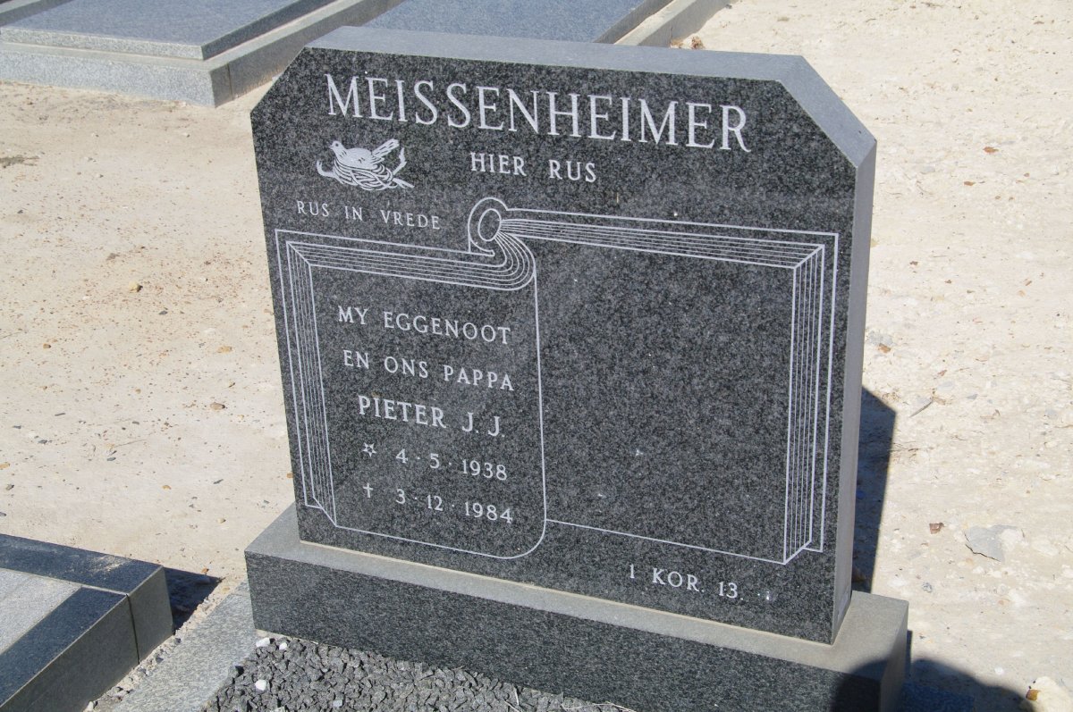 MEISSENHEIMER Pieter J.J. 1938-1984