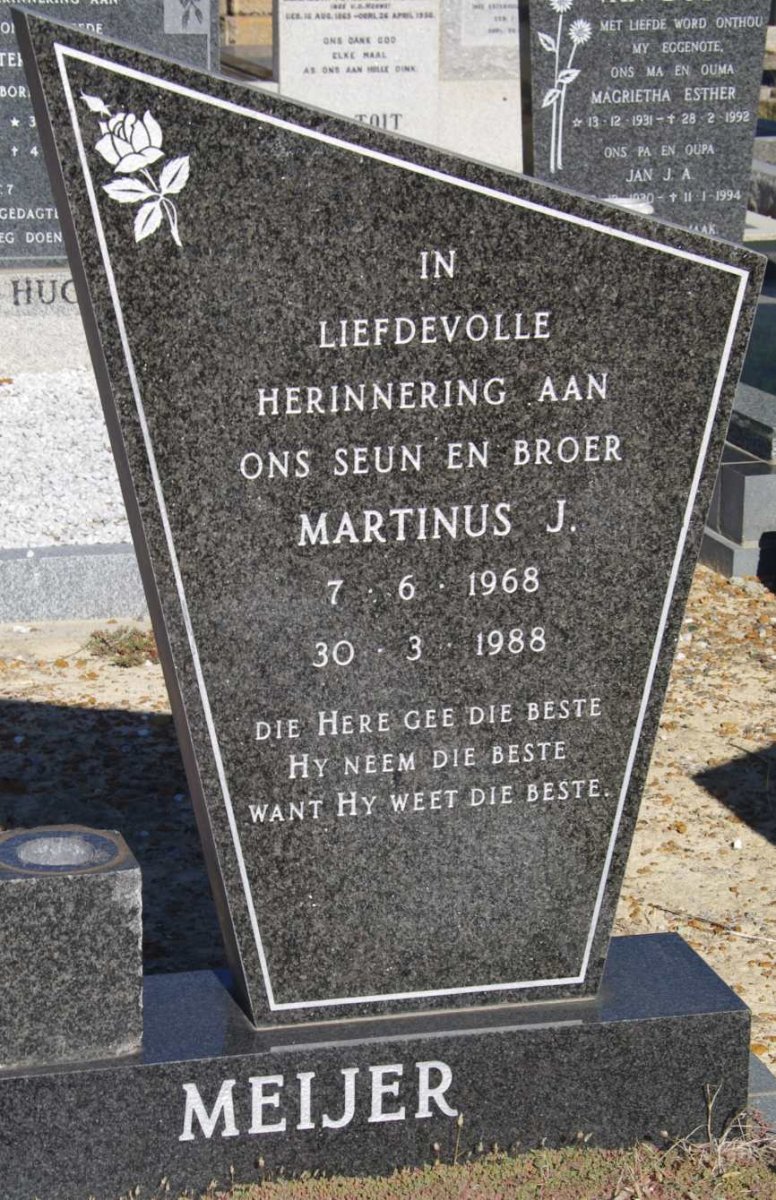 MEIJER Martinus J. 1968-1988