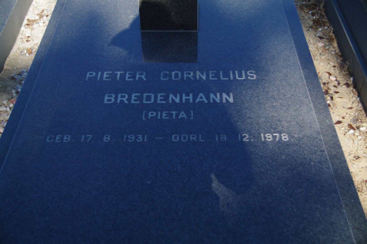 NEFDT Magdalena Maria nee BREDENHANN 1927-1987 :: BREDENHANN Pieter Cornelius 1931-1978
